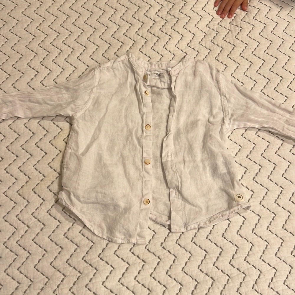 Zara linen shirt